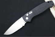 Hogue Knives Ballista - Matte Black Aluminum Handle / 154CM Drop Point Blade / Tumbled Finish 64136 - Northwest Knives
