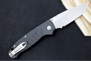 Hogue Knives Ballista - Matte Black Aluminum Handle / 154CM Drop Point Blade / Tumbled Finish 64136 - Northwest Knives