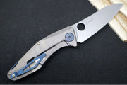 Spyderco Drunken - Carbon Fiber & Aluminum Handle / CPM-S90V steel / Sheepsfoot Blade C235CFTIP - Northwest Knives