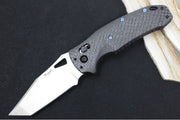 Hogue Knives SIG K320 Collector Series Folder - Black Carbon Fiber Handle / Tumbled Finished Tanto Blade 36390-LIM - Northwest Knives