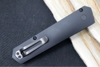 Boker Kwaiken Compact Auto - 154CM Steel / Kwaiken Blade / Black Anodized Aluminum 01BO255