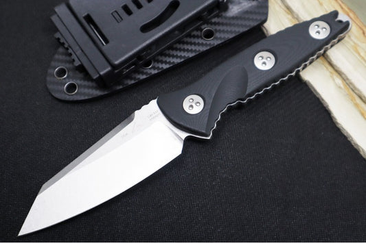 Microtech Socom Alpha Mini Warcom - Stonewash Standard 93M-10