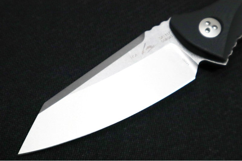 Microtech Socom Alpha Mini Warcom - Stonewash Standard 93M-10