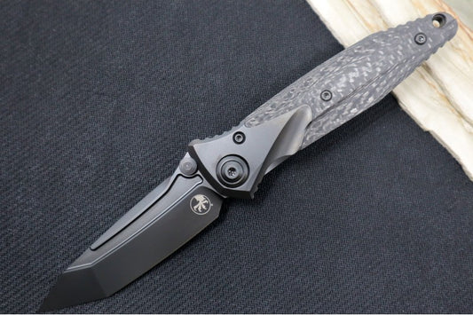 Microtech SOCOM Bravo Signature Series - Tanto Blade / DLC Black Finish / DLC Titanium Handle / DLC Hardware 261-1DLCTCFTIS