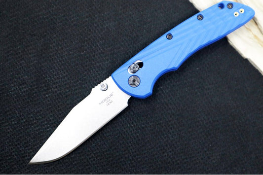 Hogue Knives Deka - Blue Polymer Handle / CPM-Magnacut Blade / ABLE Lock 24373