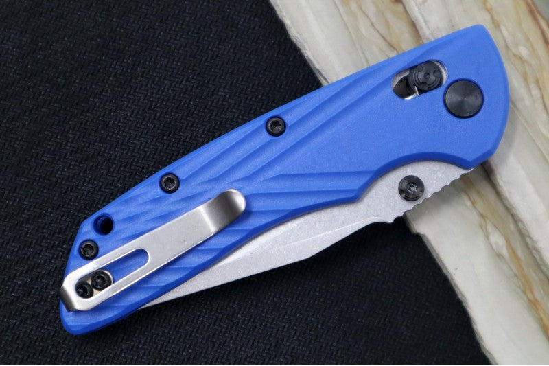 Hogue Knives Deka - Blue Polymer Handle / CPM-Magnacut Blade / ABLE Lock 24373