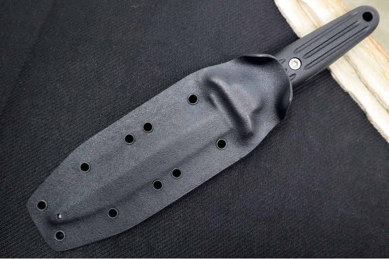 Boker Applegate-Fairbairn Combat II Fixed Blade - 440C Steel / Dagger Blade / Black Synthetic Handle Scales 120543AF