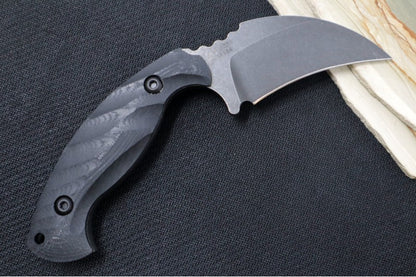 Toor Knives Karsumba - Carbon Finished Blade / CPM-S35VN Steel / Black G-10 Handle / Kydex Sheath 84260066