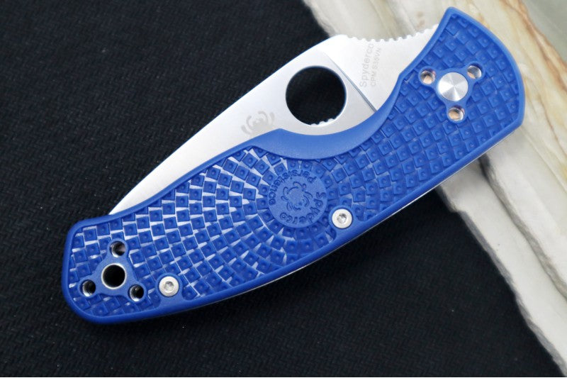 Spyderco Persistence - Blue FRN Handle / Satin Blade / CPM-S35VN - C136PBL - Northwest Knives