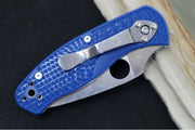 Spyderco Persistence - Blue FRN Handle / Satin Blade / CPM-S35VN - C136PBL - Northwest Knives