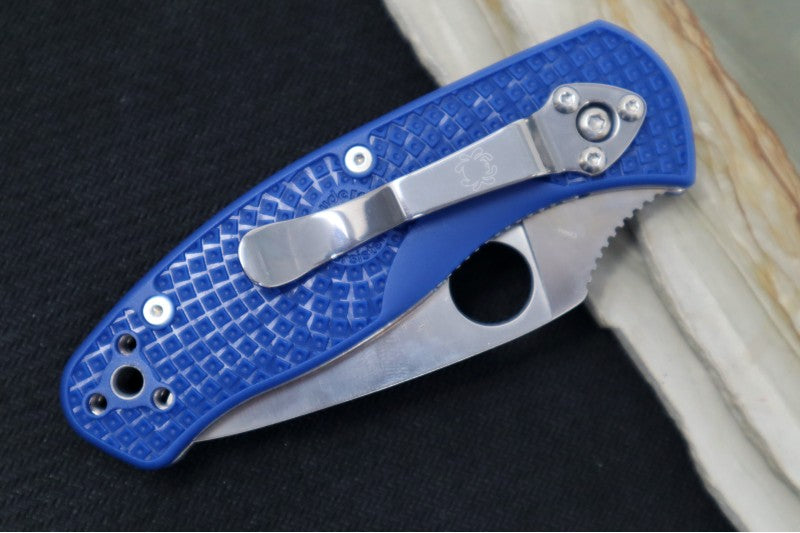 Spyderco Persistence - Blue FRN Handle / Satin Blade / CPM-S35VN - C136PBL - Northwest Knives