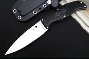 Spyderco Enuff 2 - VG-10 Steel / Drop Point Blade / Black FRN Handle FB31PBK2 - Northwest Knives