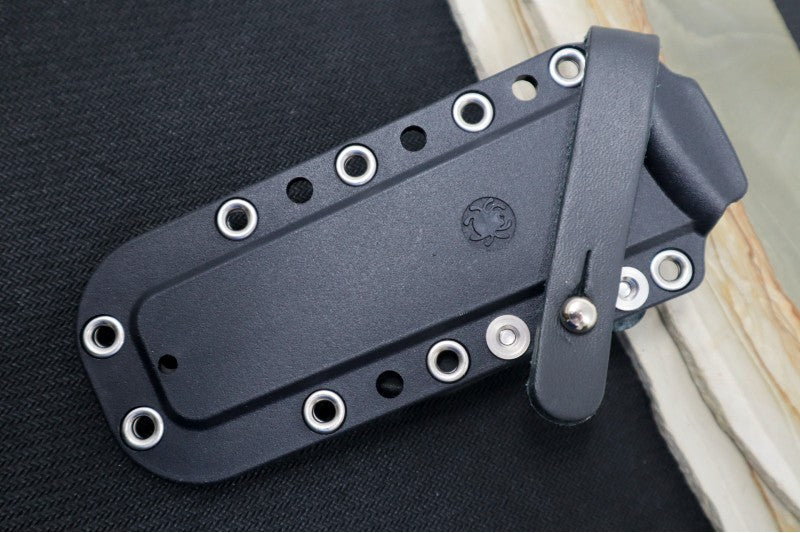 Spyderco Enuff 2 - VG-10 Steel / Drop Point Blade with Serrations / Black FRN Handle FB31SBK2