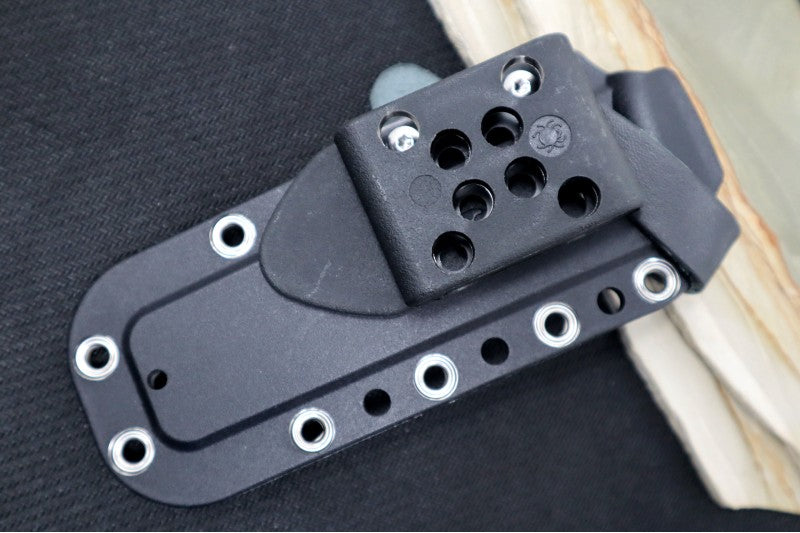 Spyderco Enuff 2 - VG-10 Steel / Drop Point Blade with Serrations / Black FRN Handle FB31SBK2