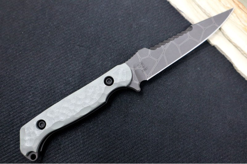Toor Knives Darter - Black KG Gunkote Finished Blade / CPM-S35VN Steel / Vapor Grey G-10 Handle / Kydex Sheath