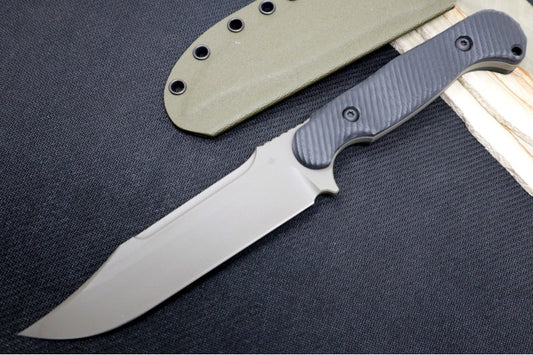 Toor Knives Valor - Woodland Green KG Gunkote Finished Blade / CPM-3V Steel / Black G-10 Handle / Kydex Sheath