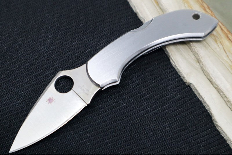 Spyderco Dragonfly 2 - Stainless Steel Handle / Satin VG10 Blade C28P - Northwest Knives