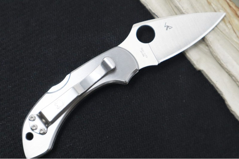 Spyderco Dragonfly 2 - Stainless Steel Handle / Satin VG10 Blade C28P - Northwest Knives