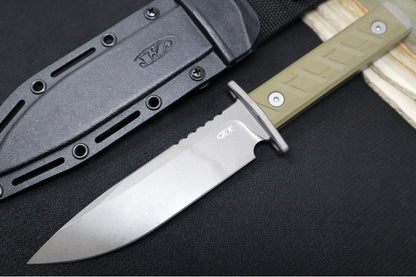 Zero Tolerance 0006 Fixed Blade - OD Green G-10 Handle / Clip Point Blade / CPM-3V Steel