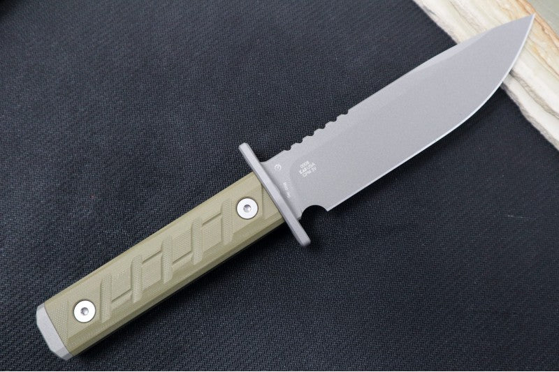 Zero Tolerance 0006 Fixed Blade - OD Green G-10 Handle / Clip Point Blade / CPM-3V Steel - Northwest Knives
