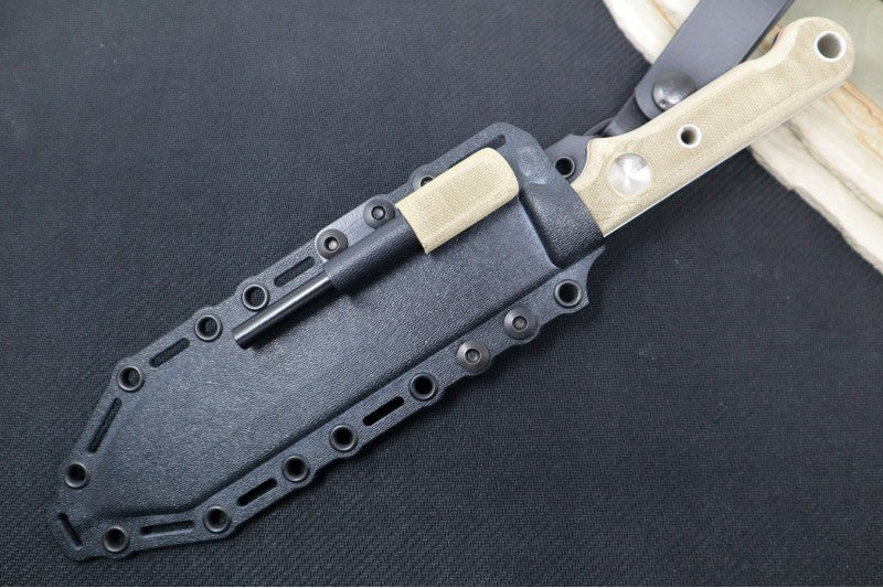 White River Knives 7" Firecraft - Kydex Sheath & Micarta Handle