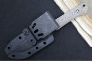 White River Knives Small Game - Black & Olive Drab Linen Micarta handle - Northwest Knives