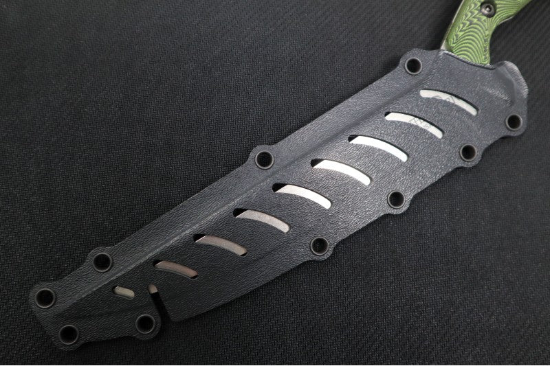 White River Step-Up Fillet 8" - Black/Green G-10 Handle / S35-VN Blade - Northwest Knives