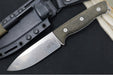 White River Ursus 45 Bushcrafter | Black Burlap Micarta Handle  | Northwest Knives