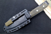 Black Burlap Micarta Handle | Premium Kydex Sheath | Northwest Knives