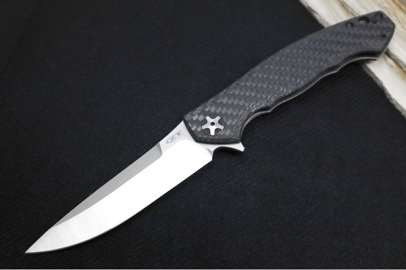Zero Tolerance 0452CF Sinkevich Titanium Flipper - Carbon Fiber - Northwest Knives