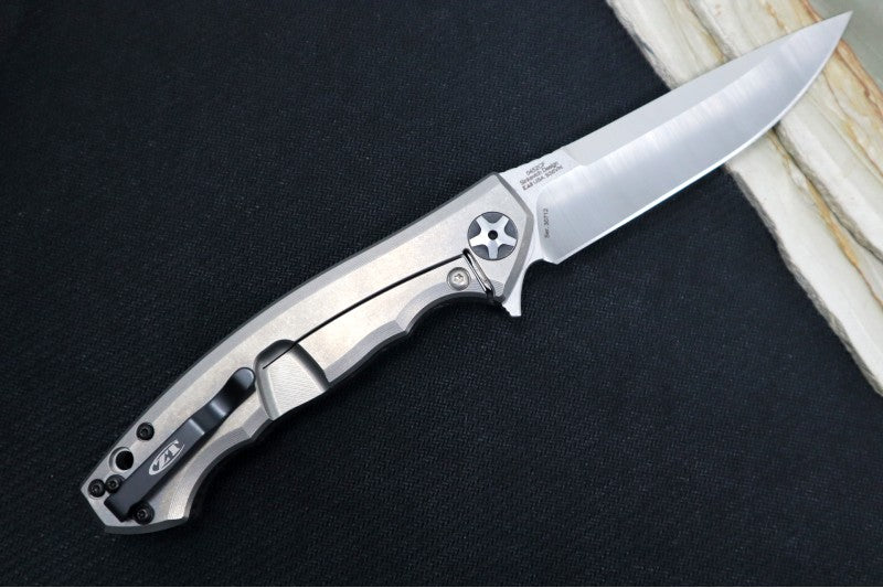 Zero Tolerance 0452CF Sinkevich Titanium Flipper - Carbon Fiber - Northwest Knives
