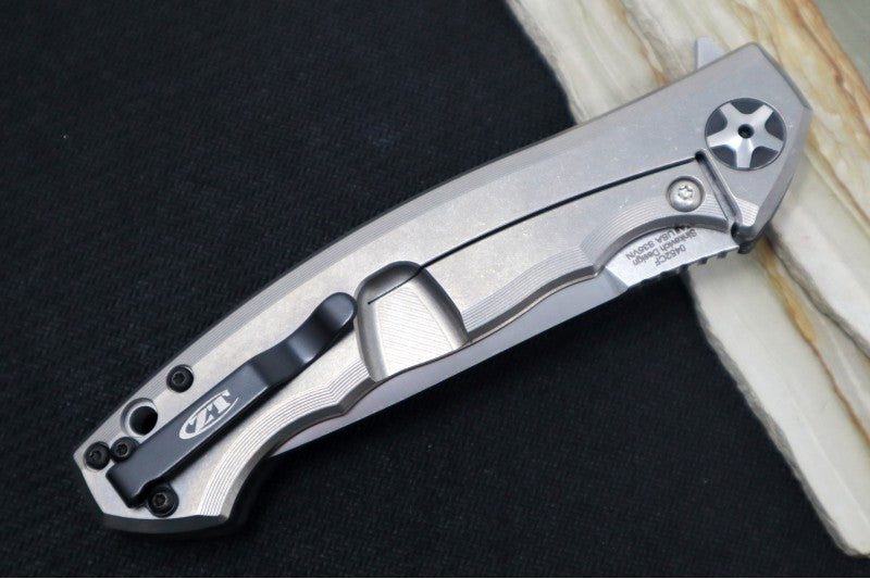 Zero Tolerance 0452CF Sinkevich Titanium Flipper - Carbon Fiber