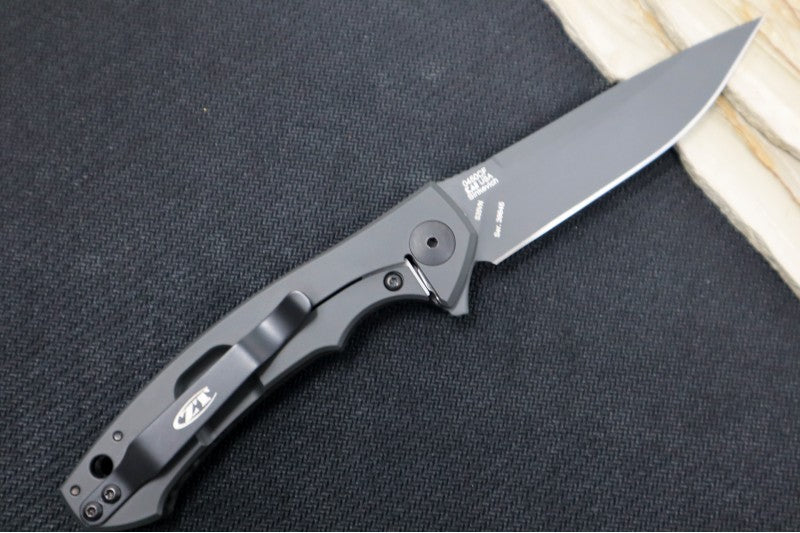Zero Tolerance 0450CF Sinkevich Titanium Flipper - Carbon Fiber