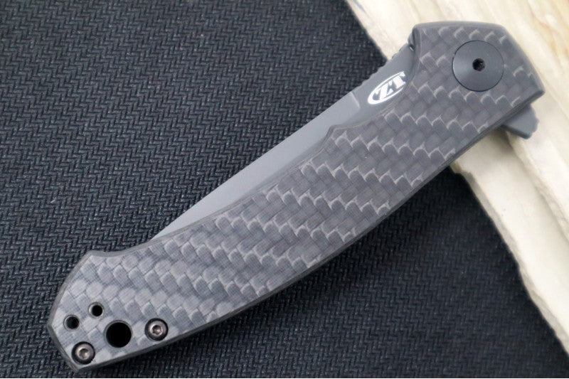Zero Tolerance 0450CF Sinkevich Titanium Flipper - Carbon Fiber