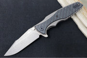 Zero Tolerance 0393GLFC Hinderer Design KVT Flipper - Glow in the Dark Carbon Fiber - Northwest Knives