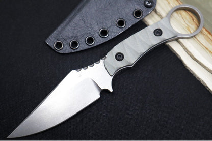 Toor Knives Vandal Stealth - Natural Finished Blade / CPM-3V Steel / G-10 Handle / Kydex Sheath