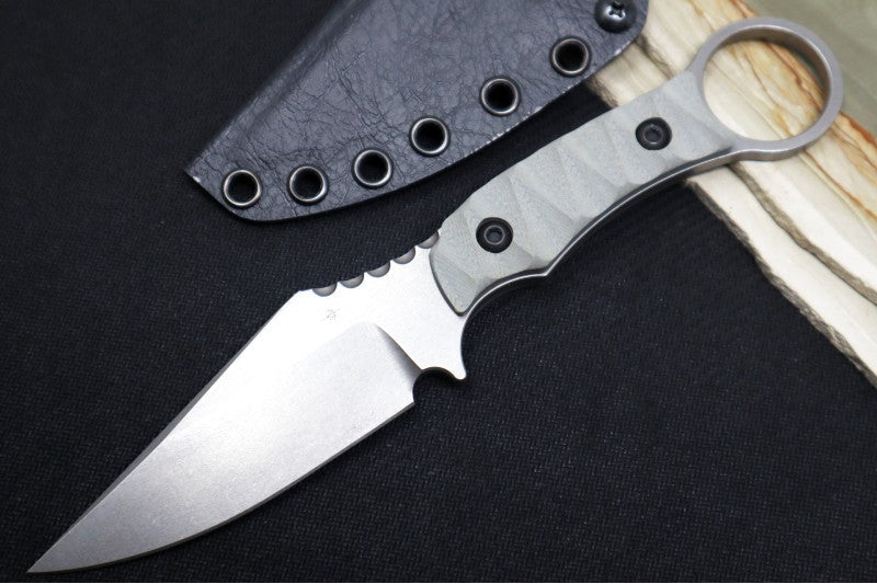 Toor Knives Vandal Stealth - Natural Finished Blade / CPM-3V Steel / G-10 Handle / Kydex Sheath