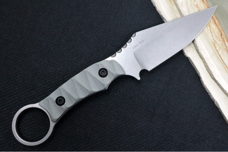 Toor Knives Vandal Stealth - Natural Finished Blade / CPM-3V Steel / G-10 Handle / Kydex Sheath