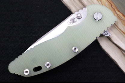 Rick Hinderer Knives Skinny XM-18 - 3.5" Slicer Blade / Stonewash Finish / Translucent G-10 Handle