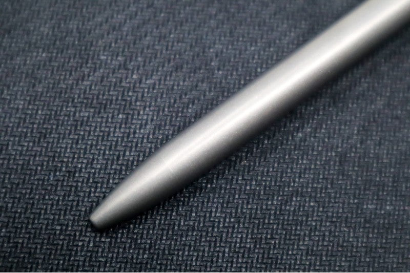 Tactile Turn Smooth Operator Short Pen - Titanium Handle / Titanium Clip