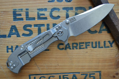 Rick Hinderer Knives MP-1 / Stonewashed Blade / Blue G10 Handle - Northwest Knives