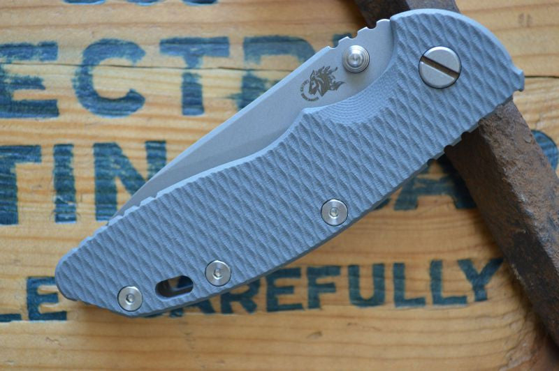 Rick Hinderer Knives XM-18 - 3.5" Stonewashed Slicer Blade - Non Flipper - Northwest Knives
