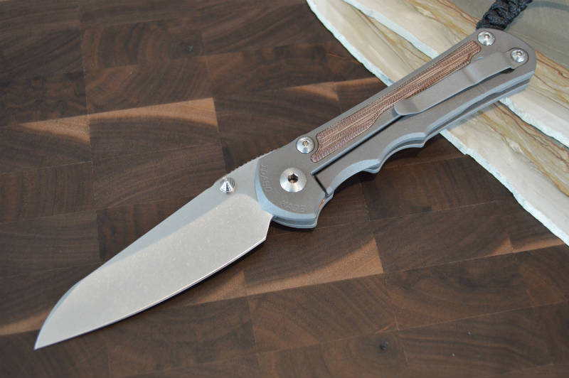 Chris Reeve Knives Large Inkosi - Insingo Blade - Canvas Micarta Inlay - Left Hand - Northwest Knives