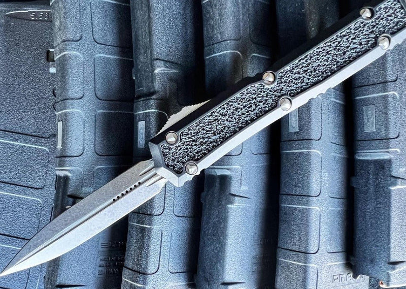 Microtech Makora 2 With Dagger Style Blade |  Anodized Aluminum Handle | Northwest Knives