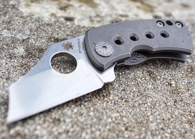 Spyderco McBee - Titanium Handle / Satin Blade - C236TIP - Northwest Knives