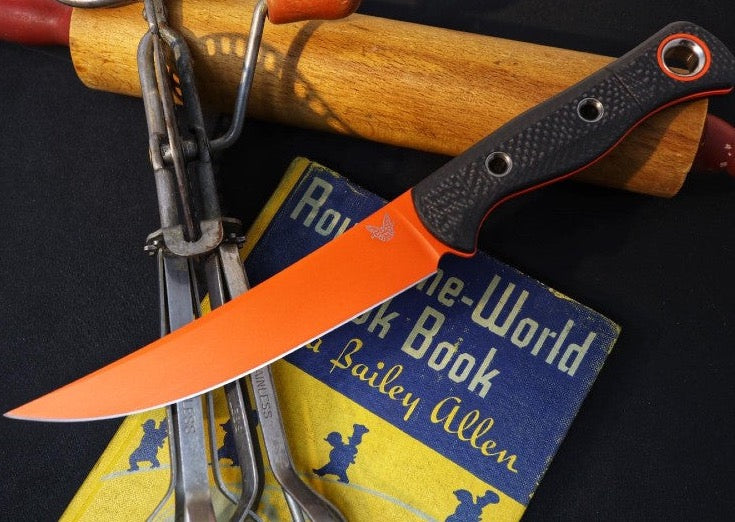 6.08" Trailing Point Blade in S45VN Steel | Carbon Fiber Handle Scales | Northwest Knives