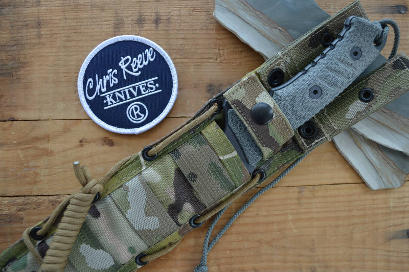 Chris Reeve Knives Pacific 7" Fixed Blade - Partial Serrated Blade - Black - Northwest Knives