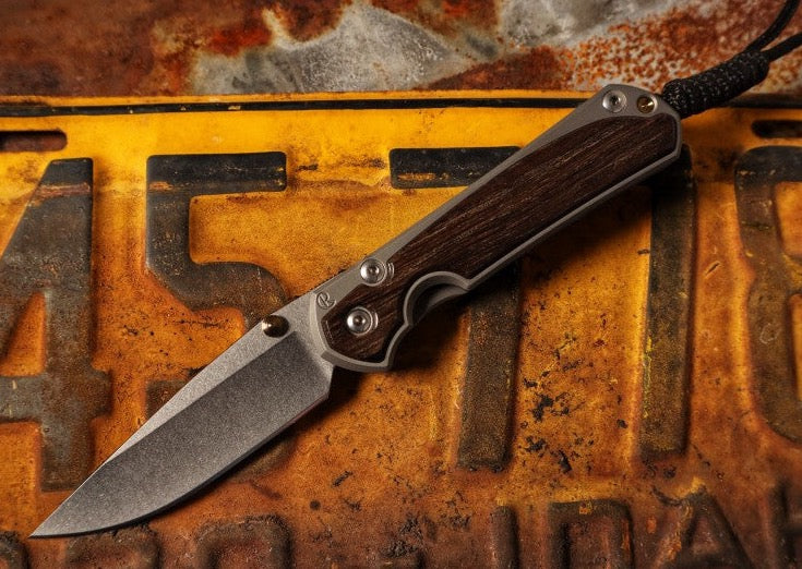 Chris Reeve Large Sebenza 31 - Drop Point Blade / Bog Oak Inlay / CPM-Magnacut Steel (A2) L31-1100