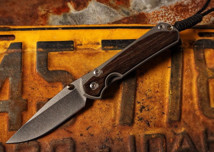 Chris Reeve Large Sebenza 31 - Drop Point Blade / Bog Oak Inlay / CPM-Magnacut Steel (A1) L31-1100