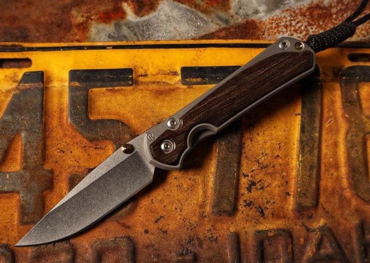 Chris Reeve Large Sebenza 31 - Drop Point Blade / Bog Oak Inlay / CPM-Magnacut (A4) L31-1100 - Northwest Knives